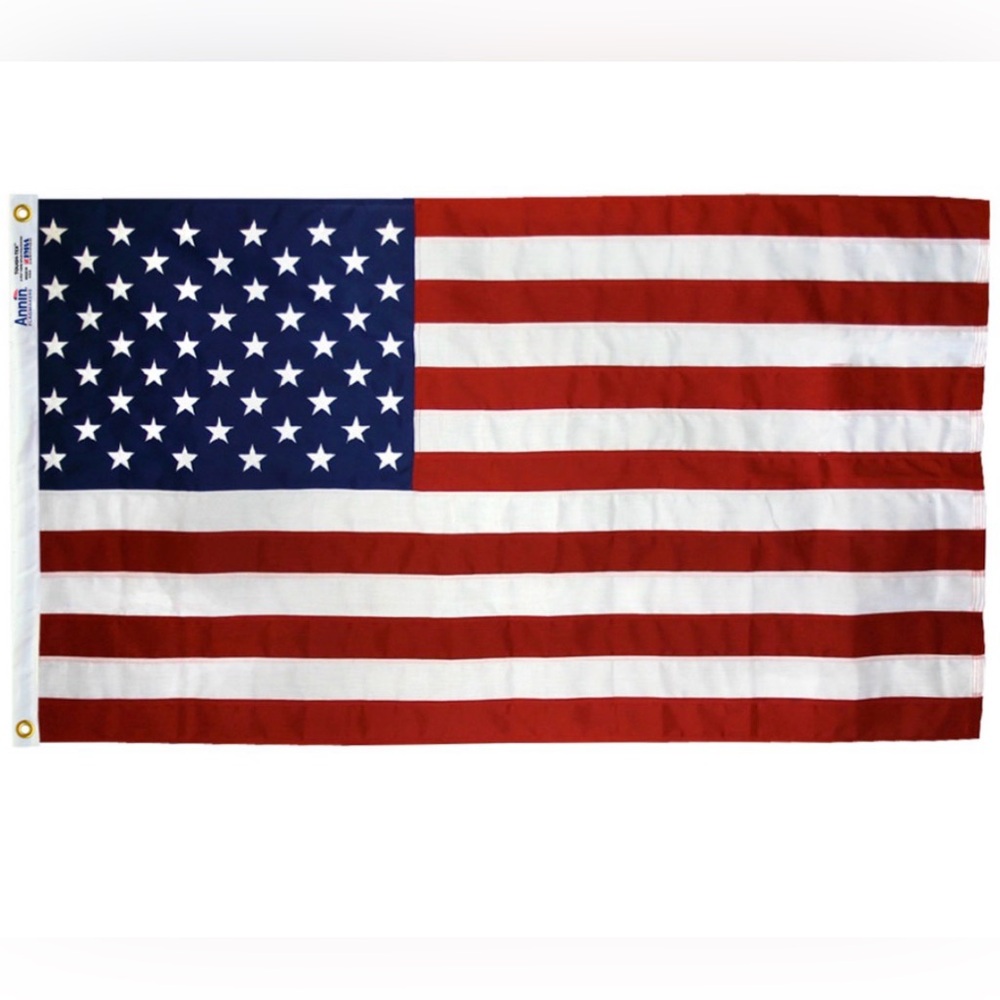 🆕 American Flag with Stars and Stripes 53” by 38” roughly 5 x 3’
B6